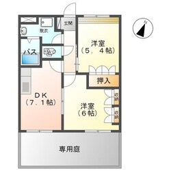 二月田駅 徒歩13分 1階の物件間取画像